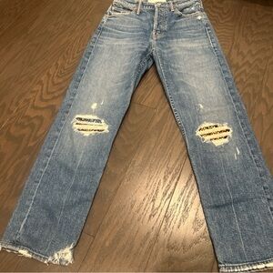 Mother Jeans Tomcat  Pray For Hidden Gems Superior 24x25 Button Closure